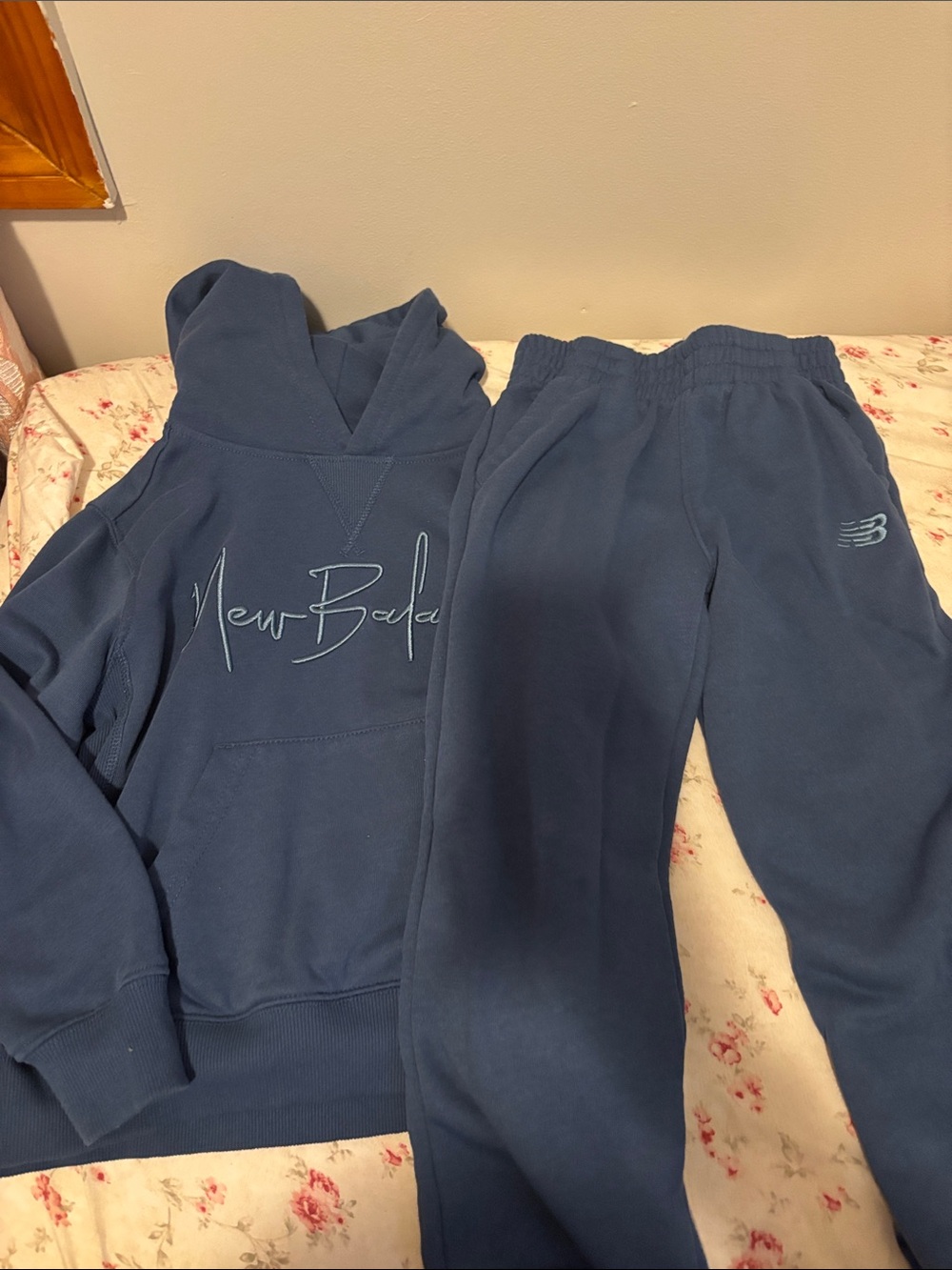 New Balance Deep Navy Hoodie and Jogger Set